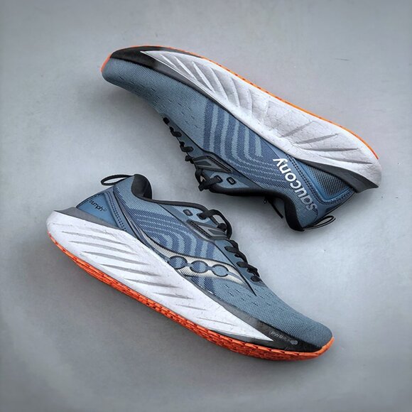 Saucony Triumph 22 Blue Sports Jogging Shoes - Picture 9 of 9